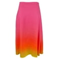 thumbnail image 2 of Lauren Ralph Lauren Women's Plus Linen-Blend Midi Skirt(16W, Pink/Orange/Yellow), 2 of 4