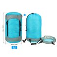 thumbnail image 2 of Unique Bargains Compression Stuff Sack, 14L M Size Waterproof Sleeping Bag Storage Sack Blue, 2 of 7