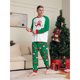thumbnail image 2 of Conjunto de pijamas navideños familiares a juego con estampado de cuadros rojos para madre, hija, padre e hijo, ropa de dormir para Año Nuevo, 2 of 5