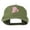 Olive Green, variant on Rhode Island State Map Embroidered Washed Cotton Cap - Olive Green OSFM