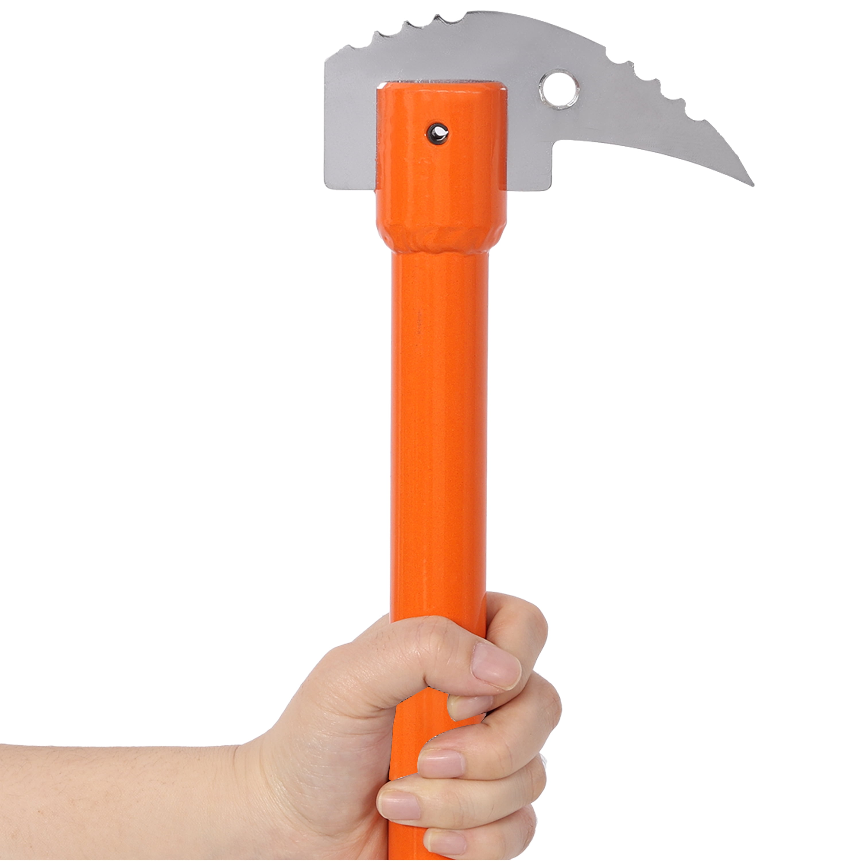 30 Inch Heavy Duty Hookaroon Pickaroon Log Roller, Forged Steel Forestry Logging Tool with Anti-Slip Rubber Handle for Lifting Dragging Moving Logs, Ideal for Lumberjack & Timber Work
