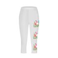 thumbnail image 4 of Pantalones de Ajuste Seco de la Moda de las Mujeres Imprimidas Leggings, Deporte de Yoga Elástico de Poliéster Elástico Respirable, 4 of 6