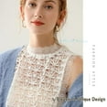thumbnail image 5 of LoudSung Detachable Half Shirt Blouse False Collar Elegant Fake Collar Floral Lace Dickey Collar for Women Girls, 5 of 7