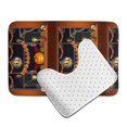 thumbnail image 6 of Yiaed Halloween Decoration Print Bathroom Mat Set 2 Pieces Mat Anti-Skid Pad Ultra Soft and Absorbent Bathroom Bath Mat Contour Bath Rugs for Toilet Base, 6 of 6
