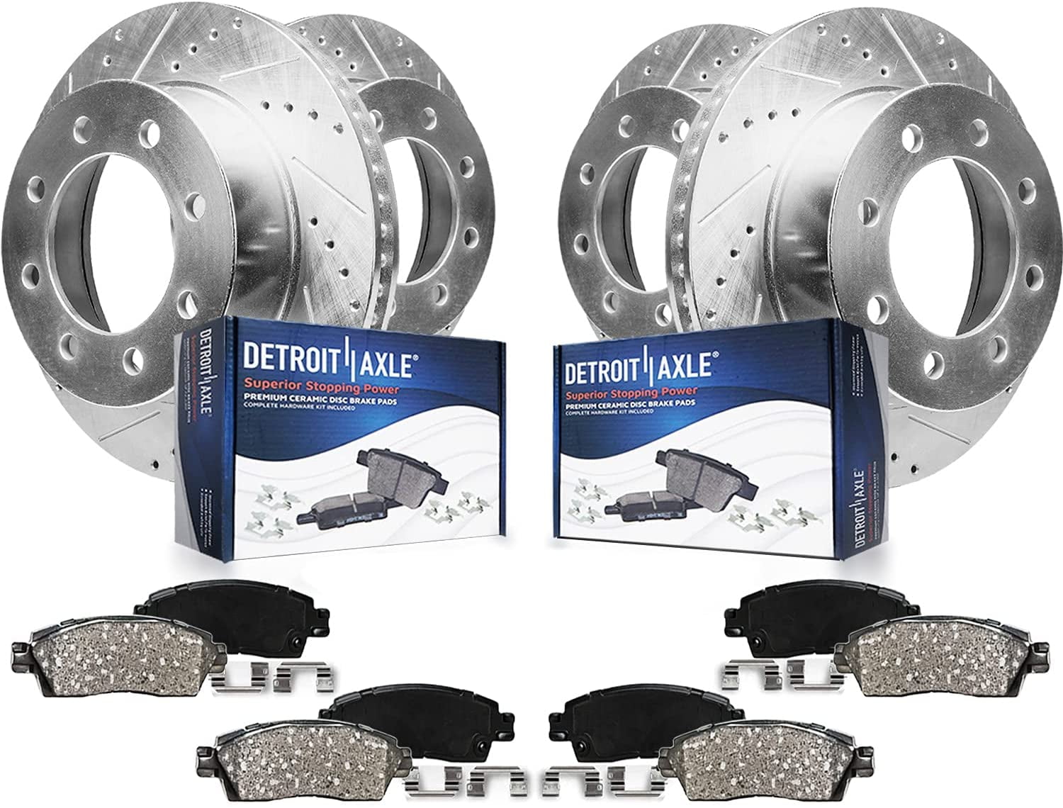 For Ford F-250 Super Duty Excursion Front  Ceramic Brake Pads F-350 Super Duty