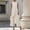 Beige, variant on IUYRTFE Women's Sleeveless Mock Neck Layered Asymmetrical Top and Wide Leg Pants Set 2 Piece Casual Outfit