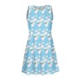 thumbnail image 5 of Vestido de tirantes de camisola con estampado de manga corta con estilo de verano para mujer OAVQHLG3B Store lin121212, 5 of 5
