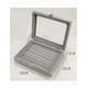 thumbnail image 5 of Caja De Joyería Xtellar Pulseras Anillos Portátil Organizador Joyas Color Gris, 5 of 5