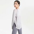 thumbnail image 4 of MINDYGOO, chaqueta holgada de fábrica con logotipo personalizado de alta calidad, traje de Yoga para correr ajustado de manga larga rápida de gran tamaño, 4 of 4