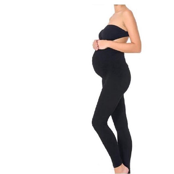 Youmylove Women Maternity Leggings Seamless Yoga Pants Stretch Pregnancy Trousers Pregnant
