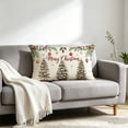 thumbnail image 4 of Christmas Rectangular Pillow Cover 12x20 Inches Soft Polyester Long Throw Pillow Case Decorative Cushion Cover For Sofa Bedroom Holiday, 4 of 6