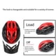 thumbnail image 2 of Eigraketly Casco de bicicleta de 22 orificios, gorras para deportes al aire libre, absorción de impacto, portátil, ajustable, cascos de Ciclismo Verde blanco METRO, 2 of 6