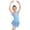 E146-Blue, variant on hengsof Girls Solid Color Dance Leotard Sweet Ruffle Sleeve Round Neck Mesh Skirt Ballet Practice Romper 3-15 Years