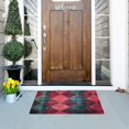 thumbnail image 5 of Yayeee Doormat for Inside 20"x32" Absorbent Low-Profile Washable Non-Slip Rubber Backed Entryway Rug, Vibrant Green Tartan Pattern, 5 of 8