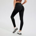 thumbnail image 4 of Women Sports Pants Nylon Spandex High Waist Yoga Workout Casual Pants, 4 of 4