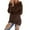Coffee, variant on Women's Fashionable Long Sleeve Hoodies Pullovers Loose Fit Fluffy Fuzzy Winter Warm Going out Hooded Tops 2025 Casual Solid Color Simple Comfor Sweatshirts Yellow L