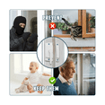 thumbnail image 3 of 4 Pack Window Sash Locks, Window Latches Replacement Sash Locks White Fits Horizontal Sliding Window, 3 of 6
