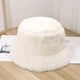 thumbnail image 4 of Gorro de pescador peludo de invierno para mujer, gorro de pescador más cálido para niñas, 4 of 5