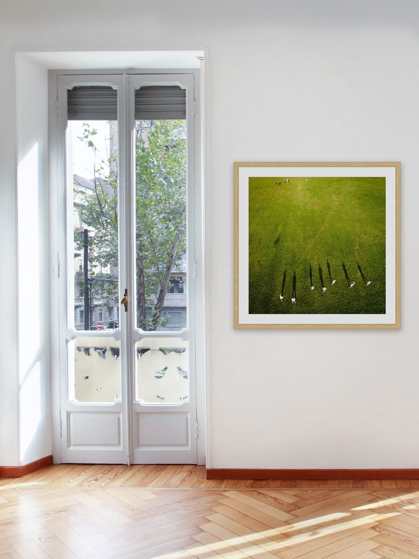 "Casting Shadows" Framed Painting Print