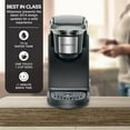 thumbnail image 6 of Mixpresso Single Cup Coffee Maker, Personal Single Serve Coffee Maker K Cup,12oz One Cup Coffee Maker Compatible with Single-Cups, Quick Brew Technology, One Touch Function Black Coffee Maker, 6 of 7
