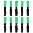 thumbnail image 6 of OUNONA Black Plastic Fiber Optic Connector for Network Easy Installation High Reliability 10 Pcs, 6 of 7