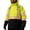 Black, variant on Men's Hi Vis Rain Jacket & Safety Rain Coat Waterproof Lightweight with Hood, Class 3 Reflective Adult Yellow Work Rain Jacket