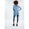 thumbnail image 3 of Fantazia Womens Long Sleeve Tunic Tops Garment Dyed with Scarf, 3 of 3