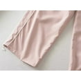 thumbnail image 3 of DcoolMoogl Women's Parachute Pants Cargo Trousers Elastic Waist Wide Leg Track Pants Y2k Clothing, 3 of 4