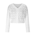thumbnail image 6 of SDNall Sweaters for Women, Jackets for Women, Long Sweaters for Women, Womens Casual Loose Solid Color Long Sleeved-Neck Sweater Jacket, Long Jackets for Women, Lightweight Jacket Women, 6 of 7