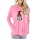 thumbnail image 1 of Camisas Navideñas Para Mujer, Camisetas de Manga Larga, Blusa Pulóver Fruncida de Cuello Redondo Con Estampado de Moda Erógena Informal Odeerbi ODB201929, 1 of 5