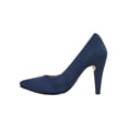 thumbnail image 3 of ZAPATILLAS TACONES LEON AZUL MARINO DAMA MUJER GAMUZA 9671 Leon 9671, 3 of 3
