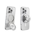 thumbnail image 1 of PopSockets Agarre Desplegable MagSafe Soporte Ajustable Plata, 1 of 6