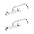 thumbnail image 1 of DICA 2 Pack de Mezcladora Eco P/ Fregadero Cromado 8" 4318Ts negro, 1 of 2