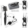 thumbnail image 2 of Kit de cepillo de limpieza para toallas y palos, herramienta de reparación de Divot con marcador de bola, accesorios, 3 uds., 2 of 10