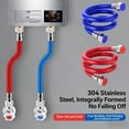 thumbnail image 2 of CEORPER Stainless Steel 304 Water Heater Joint Pipes Pack Of 2 Having 3 4 FIP Ends, 2 of 12