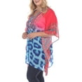 thumbnail image 4 of White Mark Women's Plus Size Animal Print Caftan, 4 of 5