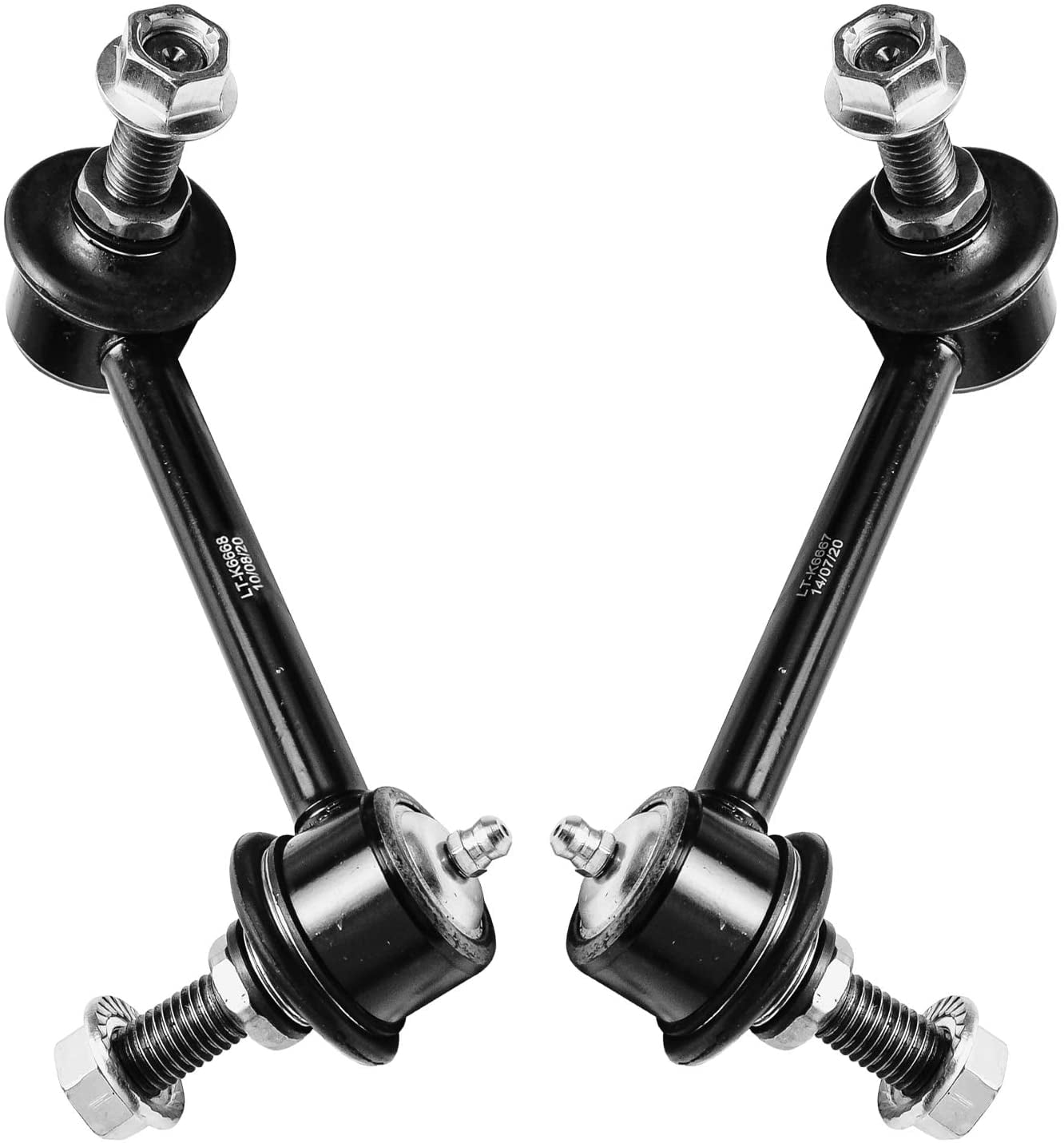 Detroit Axle - Rear Sway Bars for Chevy Trailblazer EXT SSR GMC Envoy XL XUV Saab 9-7x Buick Rainier Isuzu Ascender Oldsmobile Bravada, 2 Stabilizer Sway Bar End Links Pair Set Replacement