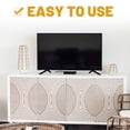 thumbnail image 3 of FESTFENDS 1Jgo Peana Para TV Soporte Negro Durable De Plástico Compatible Con Varias Pantallas, 3 of 7