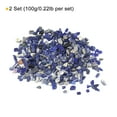 thumbnail image 3 of Uxcell 200g/0.44lb 5mm to 7mm Natural Tumbled Chips Decoration Stones for Aquarium Plants Vase Fillers, Blue, 3 of 6