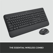 كومبو توقيع logitech mk650 للماوس اللاسلكي للأعمال ولوحة المفاتيح الجرافيت (920-010909)