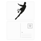 thumbnail image 1 of Sports football soccer silueta Set cumpleaños gracias tarjeta postal correo lado 20pcs, 1 of 3