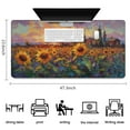 thumbnail image 6 of Sunflowers in Oil Painting Style Natural Plant Gaming Mouse Mat Rectangle 3XL Extra Large Mouse Pad 47.3 X 23.6 Inches Non-Slip Rubber Gaming Mouse Pad for Women Men Kids, 6 of 7