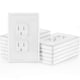 thumbnail image 1 of 12 Piezas Tapas de Enchufes de Cierre Automático Cubiertas de Enchufes a Prueba de Bebés para Niños Protector de Enchufes Eléctricos Universal, Protectores de Placas de Prueba de Pared Alternativos para Jugar y Explorar Sincero Electrónica, 1 of 5