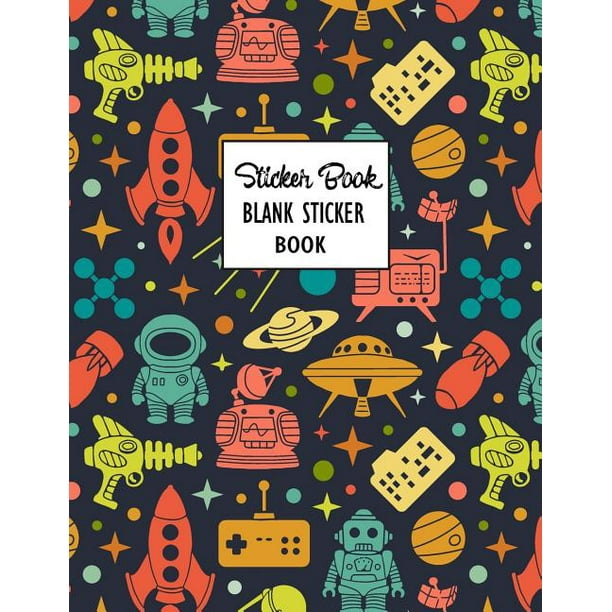 Sticker Book Blank Sticker Book for Kids 8.5x11 Large 100 Pages