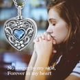 thumbnail image 7 of Personalized Heart Urn Locket Necklace for Ashes and Pictures 925 Sterling Silver Customized Locket Cremation Necklace for Ashes Memorial Keepsake Jewelry for Women, 7 of 7