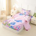 thumbnail image 2 of Manfei Kawaii Butterfly Twin Sheets,Cartoon Monogram C Bedding,Multicolored,3pcs, 2 of 6
