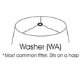 thumbnail image 2 of Cloth & Wire  Slant Fancy Square Softback Lampshade with Washer Fitter, 2 of 4