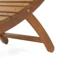 thumbnail image 3 of LINJH Lisbon Outdoor Wood Folding & Portable Chaise Lounge, 3 of 8