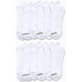 thumbnail image 2 of Medias Reebok para hombre, corte quarter, rendimiento, paquete de 12, blancas, 2 of 7