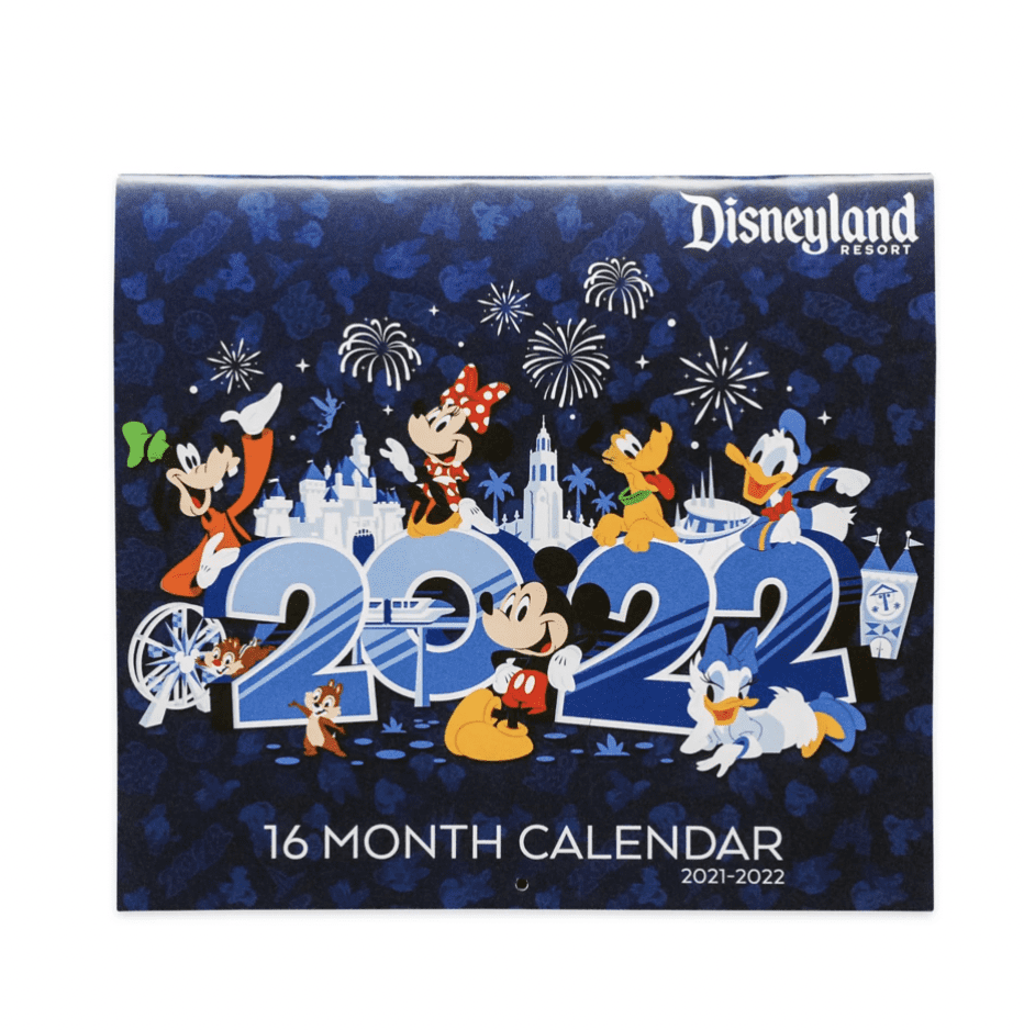 Disney Parks Disneyland 16 Month Calendar 2021-2022 New Sealed - Walmart.com
